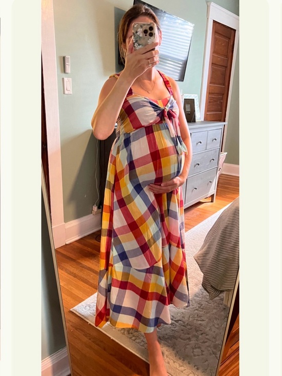Hatch Dresses & Skirts - Hatch Scarlet Dress Plaid Maternity HTCH2/M8-10